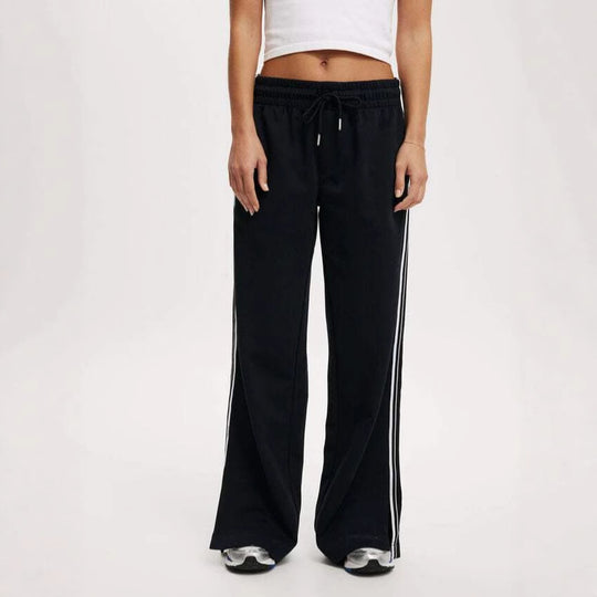 Damen Bequeme Freizeithose mit modischen Streifen R&B
