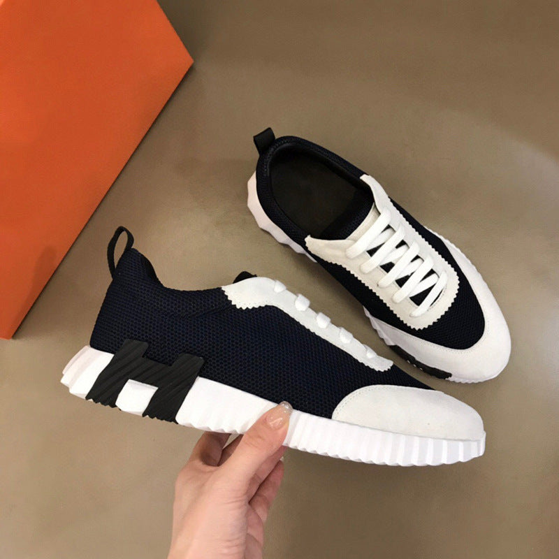 Damen Sportliche Sneakers mit atmungsaktiver Mesh-Oberfläche und robuster Profilsohle R&B