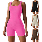 Damen Bodycon Jumpsuit mit Rippstruktur R&B