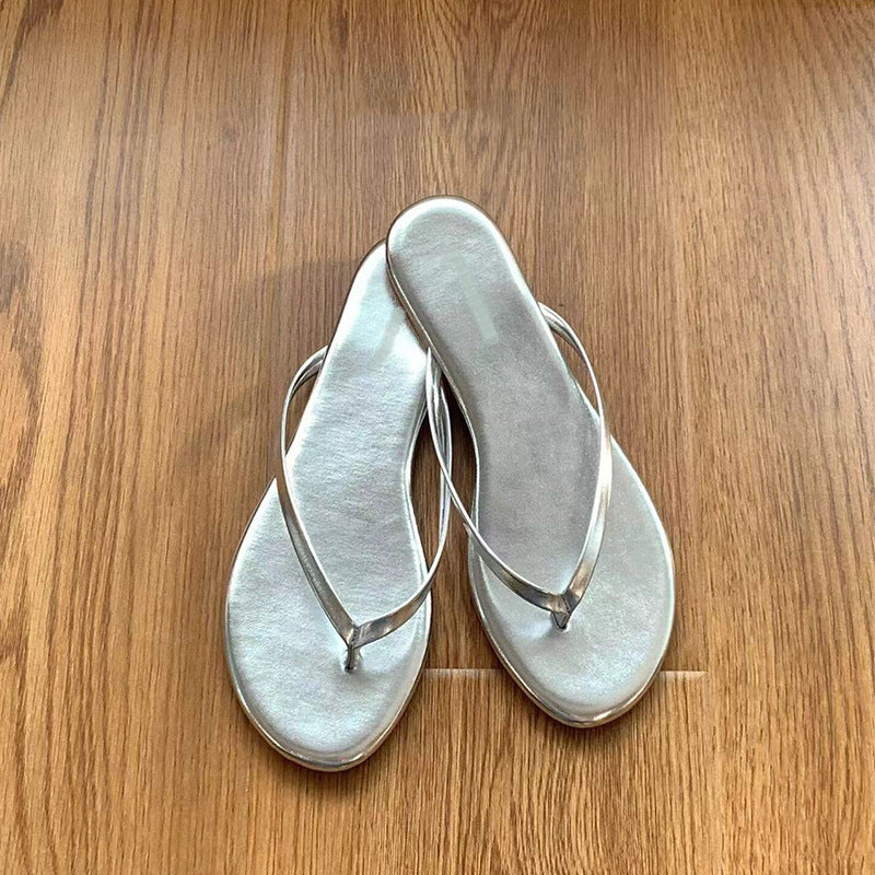 Damen Zehentrenner-Sandalen mit ergonomischem Fußbett und weichem Obermaterial R&B