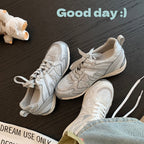 Damen modische Sneakers mit atmungsaktivem Mesh-Obermaterial und rutschfester Sohle R&B