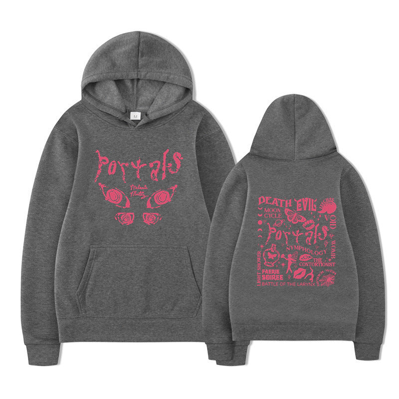 Damen Kapuzenpullover mit kreativem Motiv und bequemer Passform R&B