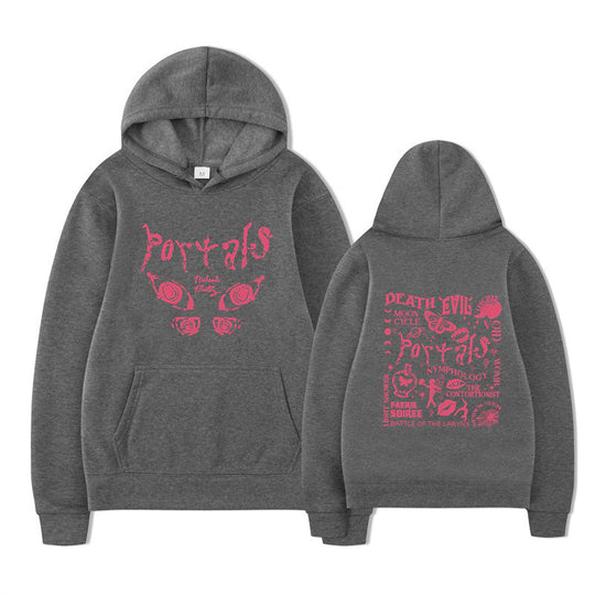 Damen Kapuzenpullover mit kreativem Motiv und bequemer Passform R&B
