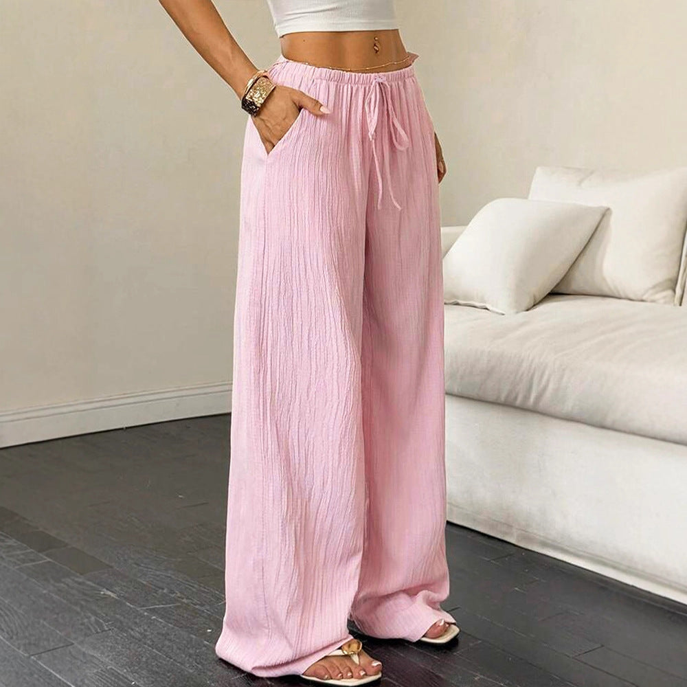 Damen Freizeithose mit elastischem Bund und lockerer Passform R&B