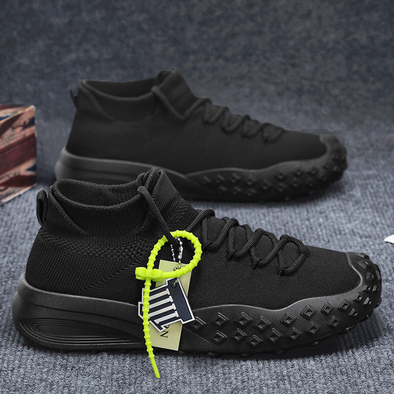 Damen Sportliche Sneaker mit hoch atmungsaktivem Strick-Obermaterial und rutschfester Sohle R&B