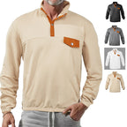 Herren modisches Sweatshirt mit Kragen details R&B