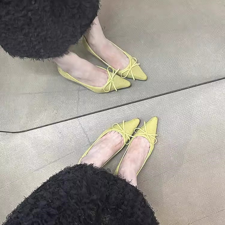 Damen elegante Pumps mit zierlichem Schnürdetail R&B