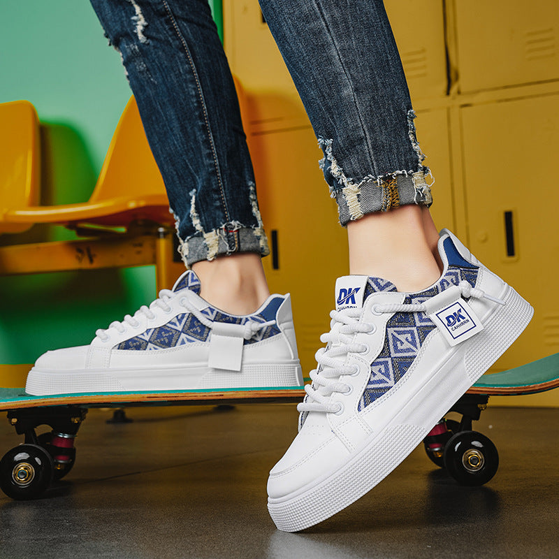 Damen modische Sneakers mit einzigartigen Stickereien und robustem Design R&B