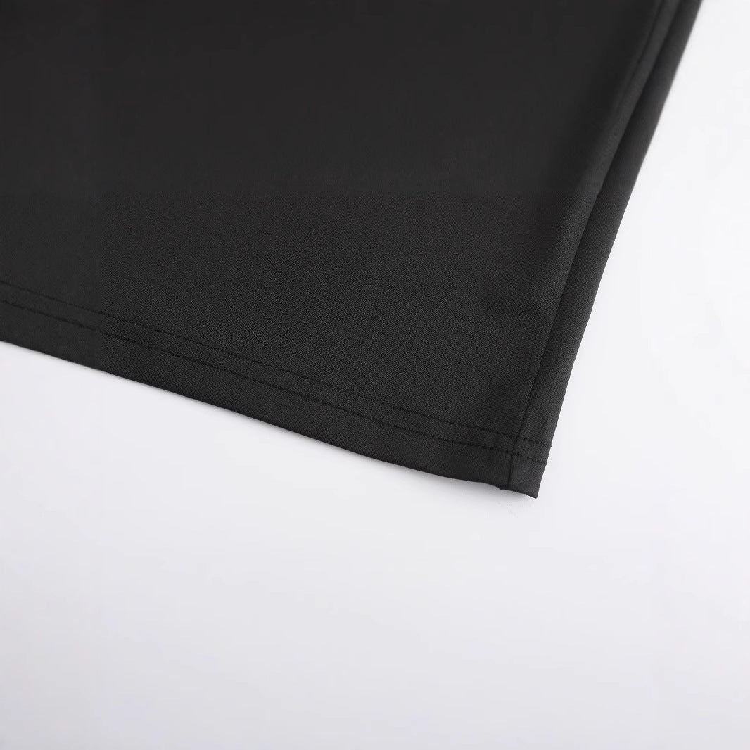 Damen Kurzarm Crop-Shirt mit kreativem Motiv R&B