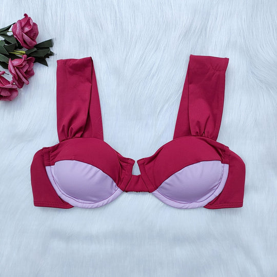 Damen Hochgeschnittenes Bikini-Set mit innovativem Design R&B