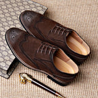 Herren Elegante und modische Brogueschuhe mit weichem Obermaterial R&B