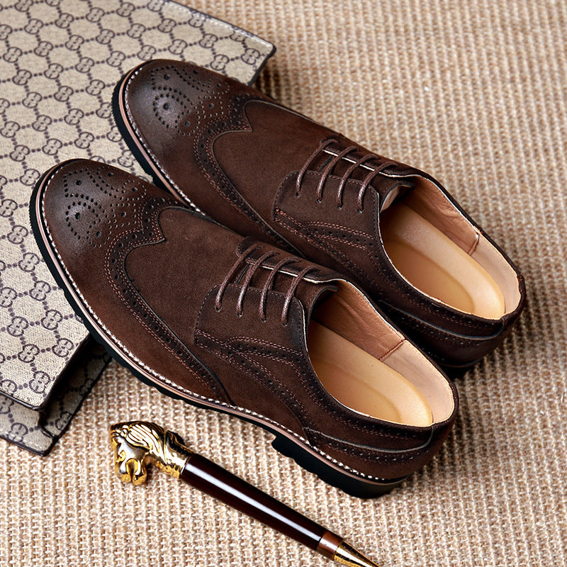 Herren Elegante und modische Brogueschuhe mit weichem Obermaterial R&B