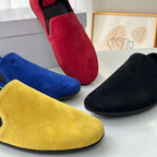 Damen modische Mokassins aus hochwertigem Veloursleder