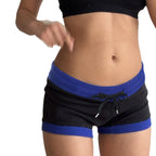 Damen Sportliche Shorts mit elastischem Bund und Kordelzug R&B