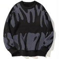 Damen Oversized Pullover mit aufregendem Muster R&B
