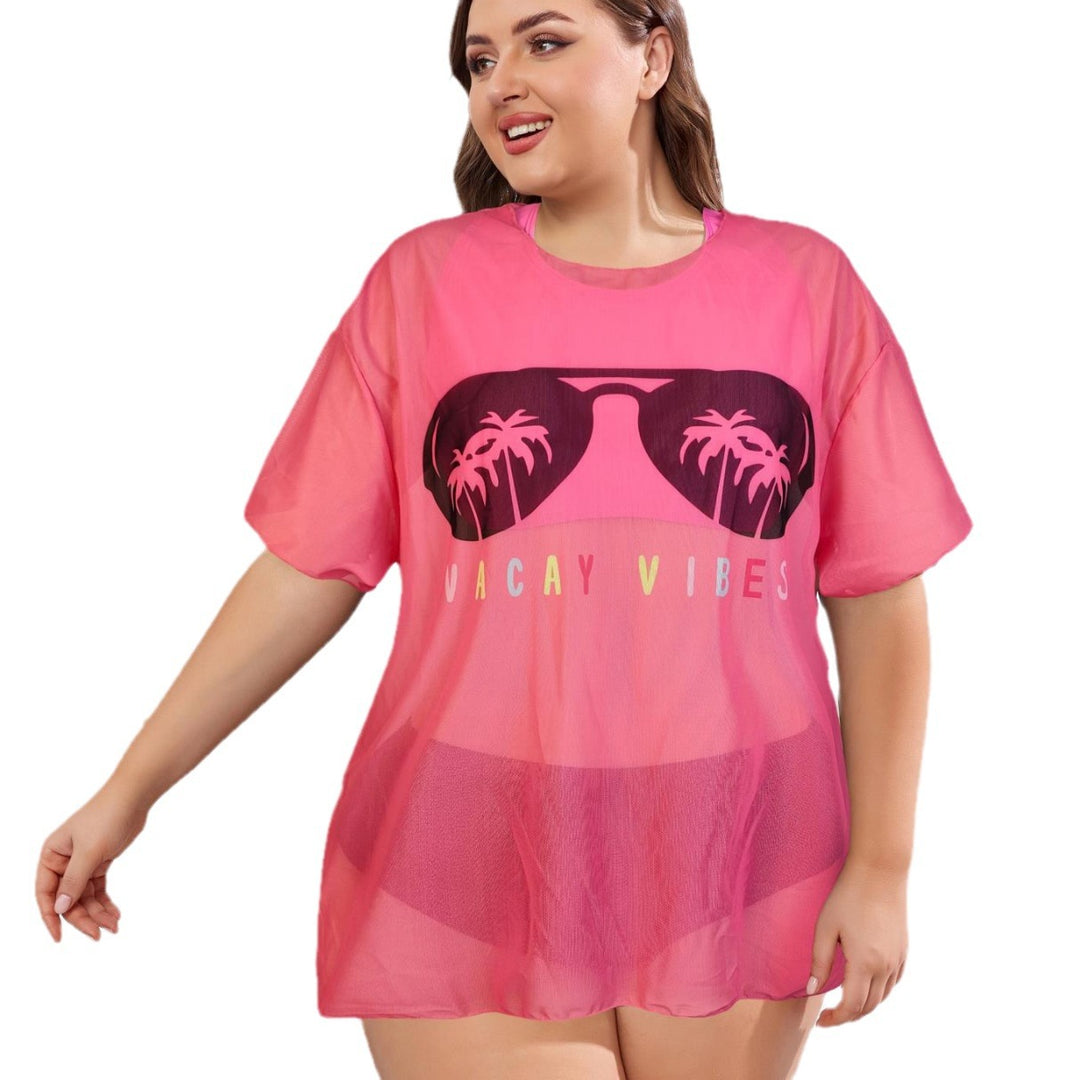 Damen Freizeit-Bikini-Set mit Netzoberteil R&B