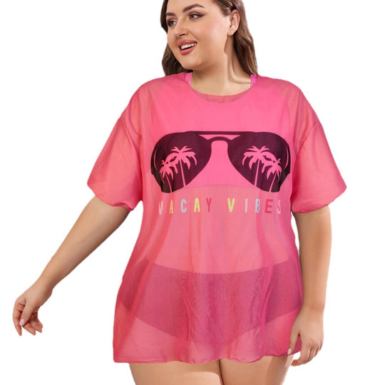 Damen Freizeit-Bikini-Set mit Netzoberteil R&B