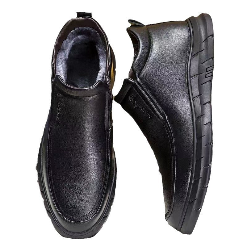 Herren Bequeme Slip-On Stiefel mit isoliertem Innenfutter und rutschfester Sohle R&B