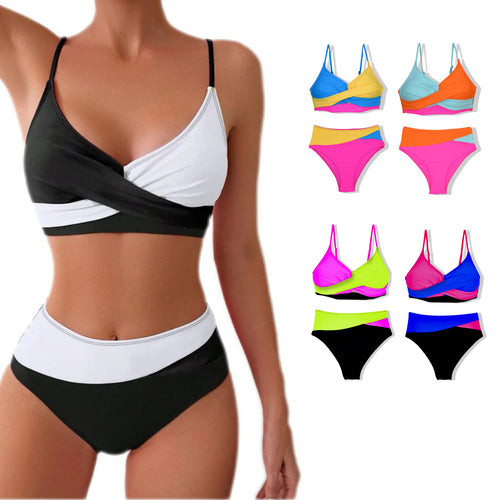 Damen Sportliches Zweiteiler Bikini-Set R&B