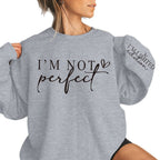 Damen Oversized Sweatshirt mit einzigartigem Statement-Print Heidi Mode