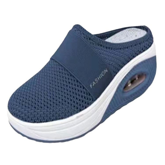 Damen Komfortable Clogs mit atmungsaktivem Netzdesign und gepolstertem Fußbett R&B