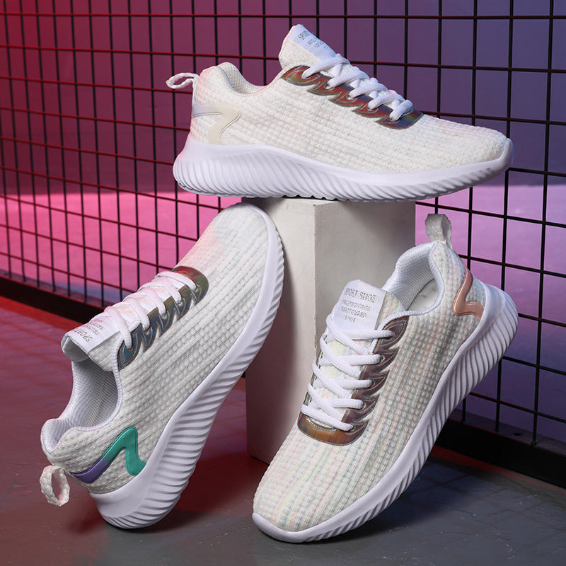 Damen Sportliche Sneakers mit innovativem Mesh-Obermaterial und dämpfender Sohle