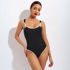 Damen Hochwertiger Einteiler Badeanzug mit sportlichem Design R&B