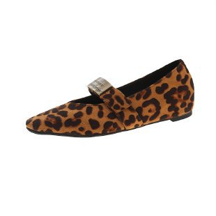 Damen elegante Ballerinas mit glitzerdem Riemchen R&B