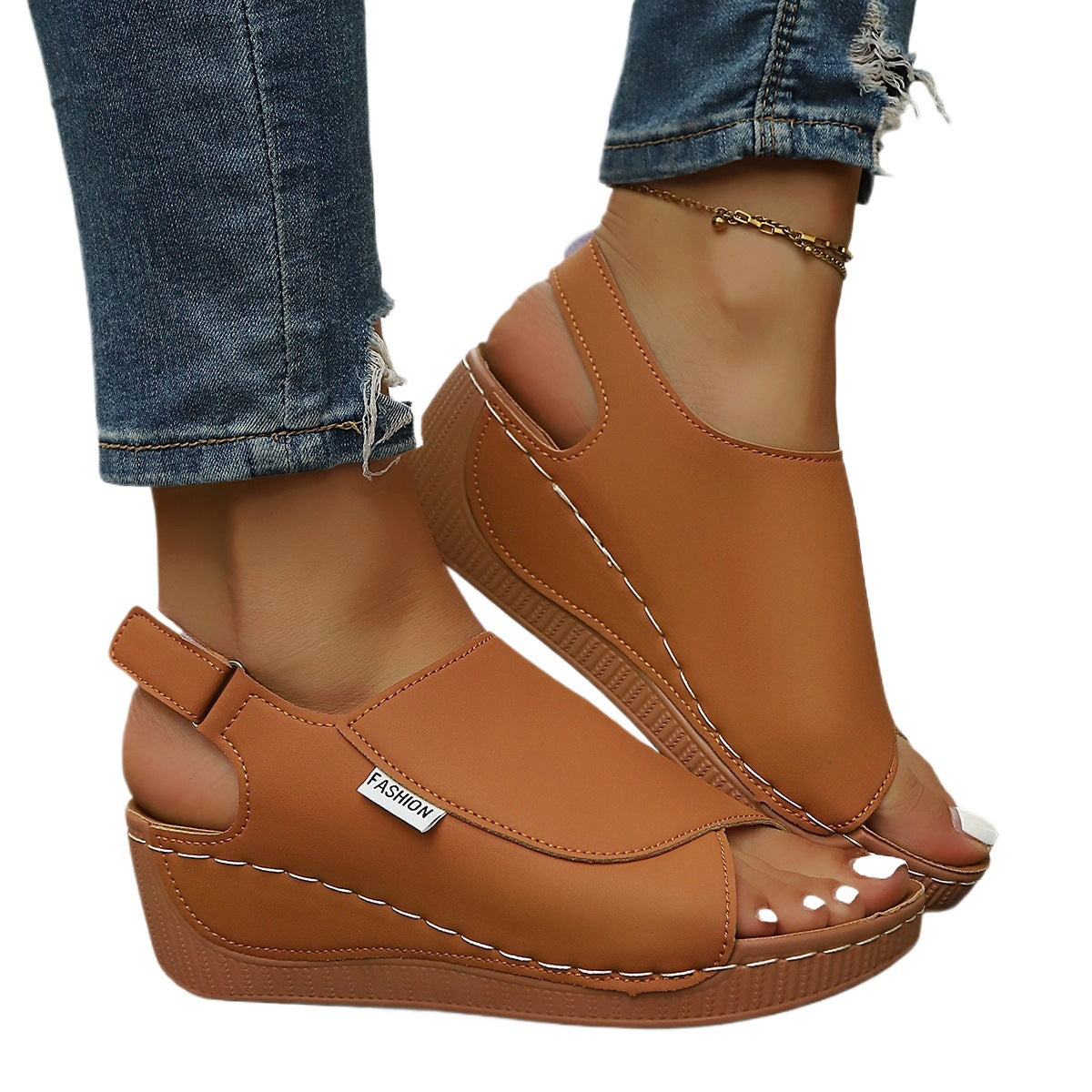 Damen Komfortable Clogs mit modischem Riemen R&B