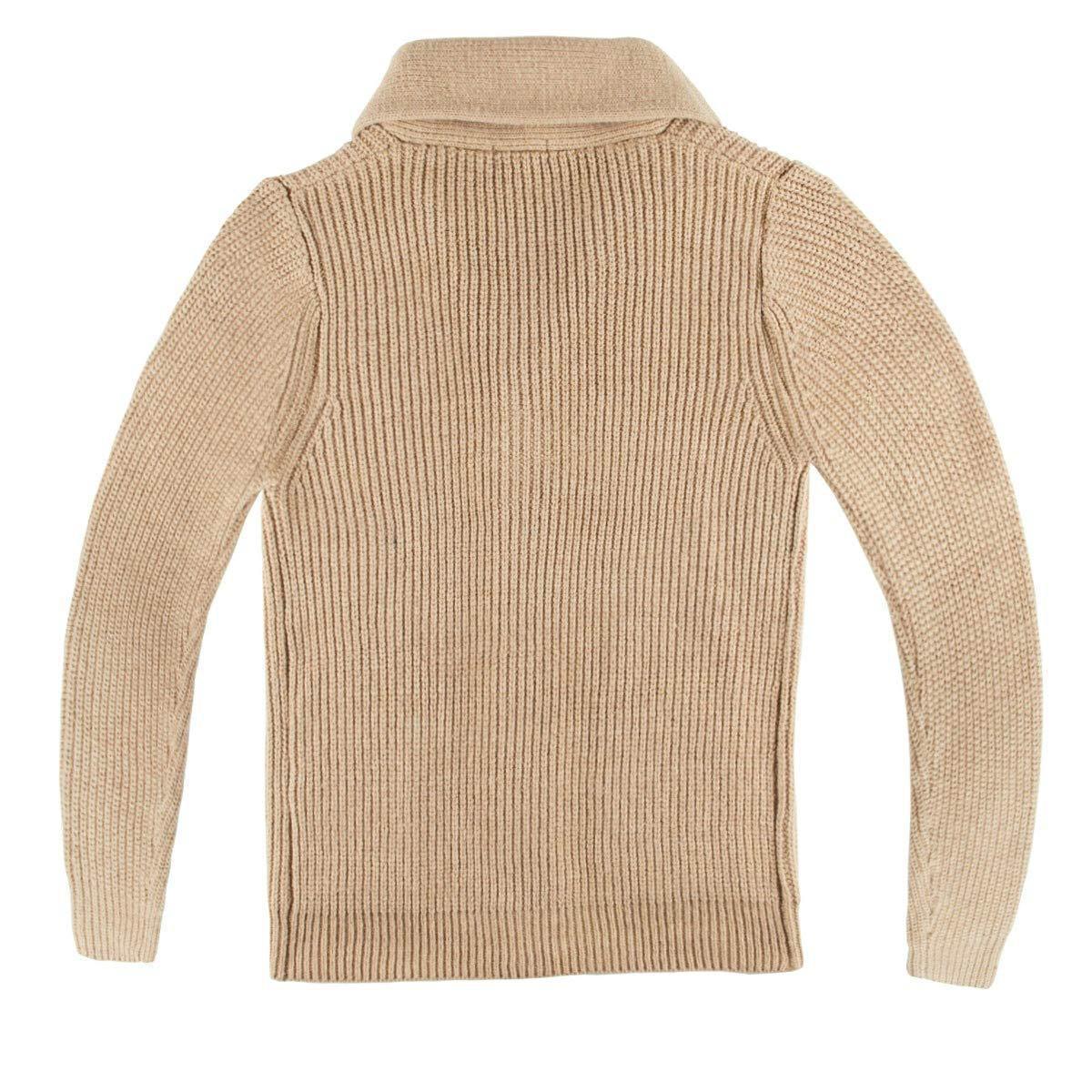 Damen Strickjacke mit Schalkragen und Knopfverschluss R&B