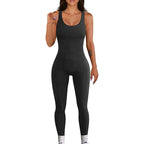Damen Sportanzug mit figurbetonendem Rippendesign R&B