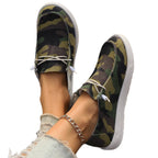 Damen Freizeit-Sneaker im modischen Camouflage-Design R&B