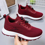Damen Sportliche Fitness-Sneaker mit atmungsaktivem Obermaterial R&B