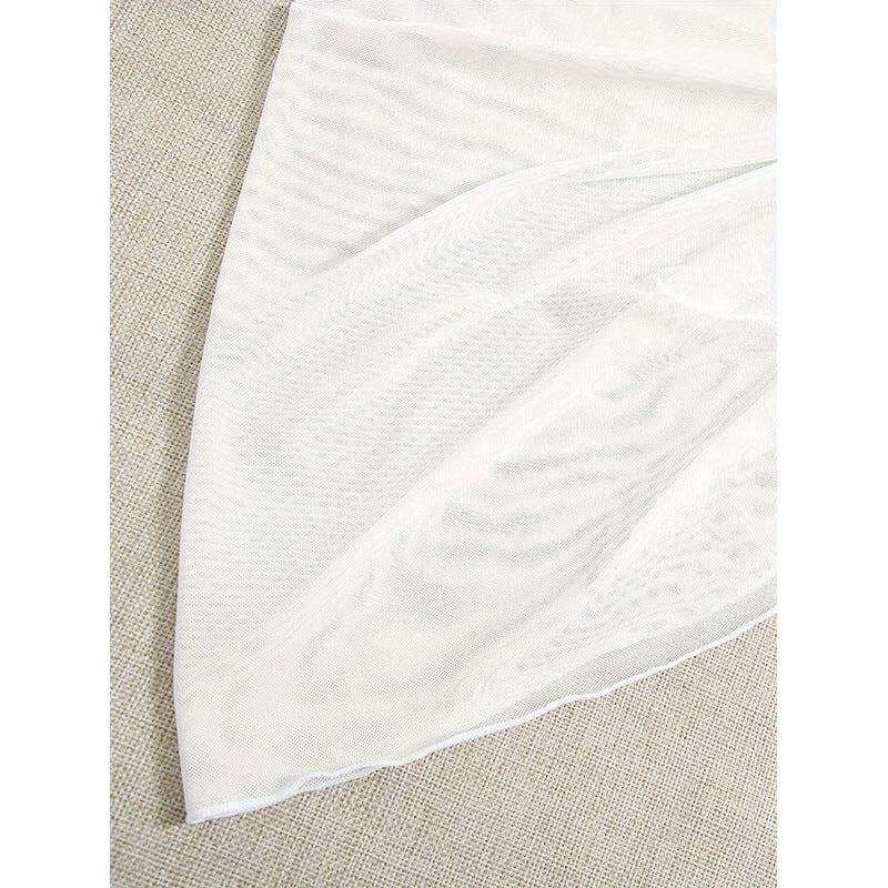 Damen Triangel-Bikini mit floralem Design und schickem Wickeltuch R&B