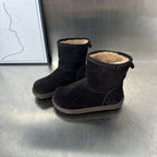 Damen Fleecegefütterte Winterstiefel aus weichem Wildleder R&B