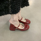 Damen Ballerinas mit dekorativer Schleifenverzierung und elegantem Fersenriemen R&B