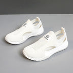 Damen Atmungsaktive Freizeitschuhe mit elastischem Einstieg und rutschfester Sohle R&B