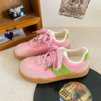 Damen Sneakers im sportlichen Retro-Stil mit atmungsaktiver Obermaterialstruktur und rutschfester Sohle R&B