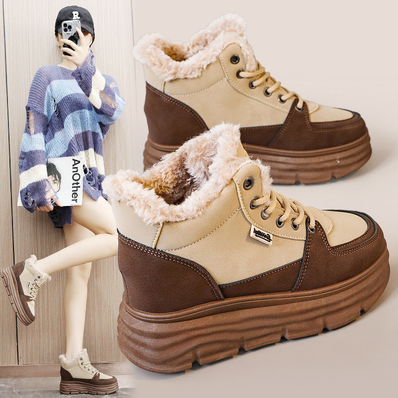 Damen Warmgefütterte Winterstiefel R&B
