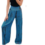 Damen weite Plisseehose mit elastischem Bund und modischem Design R&B