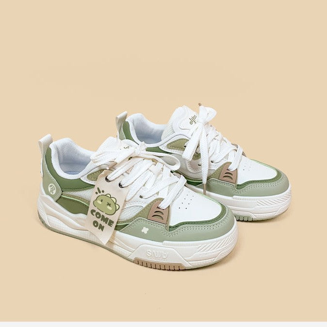Damen sportliche Sneaker mit trendigem Design und atmungsaktivem Obermaterial
