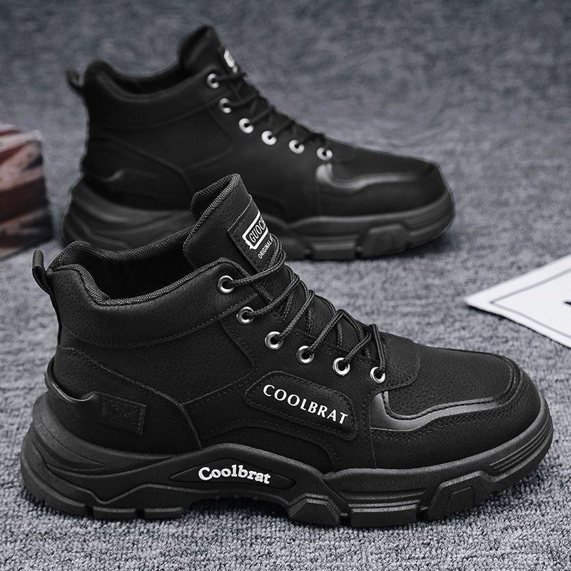 Herren Modische Winterstiefel mit rutschfester Sohle und warmem Innenfutter