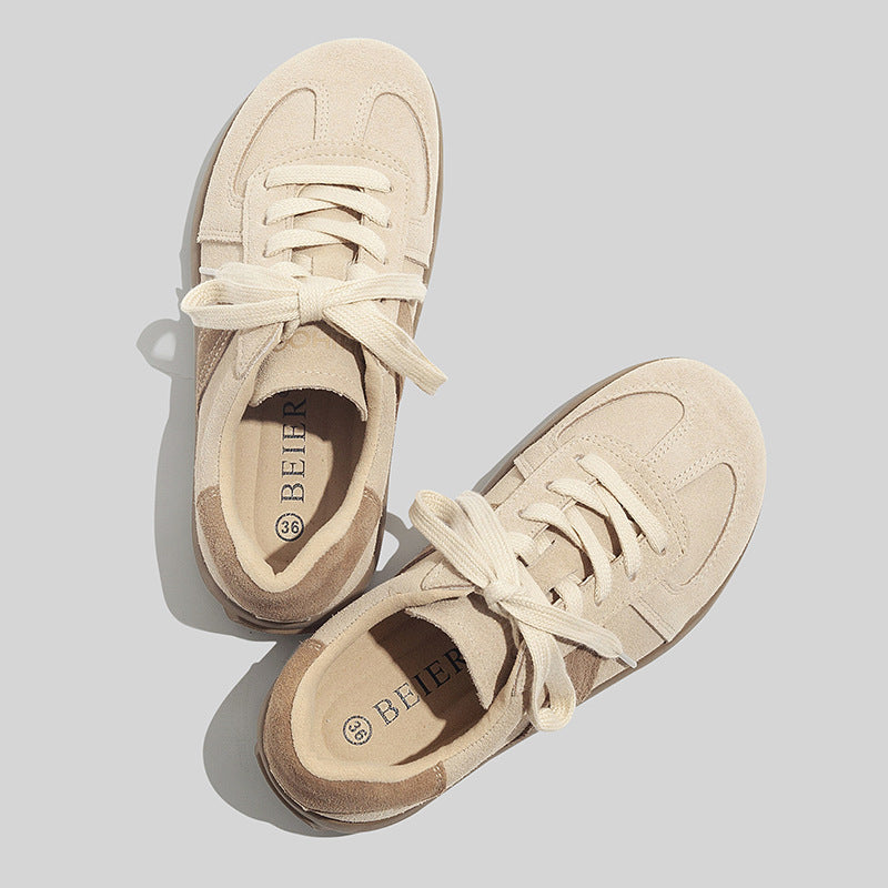Damen Bequeme Freizeitsneaker aus hochwertigem Wildleder mit rutschfester Sohle R&B