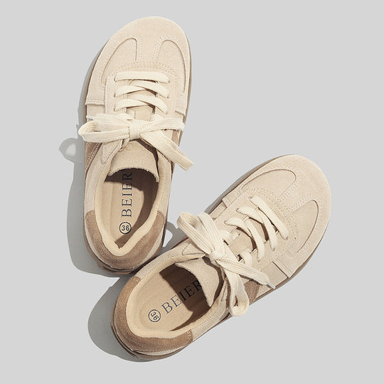 Damen Bequeme Freizeitsneaker aus hochwertigem Wildleder mit rutschfester Sohle R&B