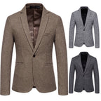 Herren eleganter Blazer mit modernem Schachbrettmuster