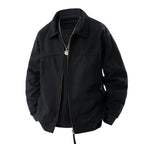 Herren leichte Utility-Jacke mit Stehkragen und praktischen Taschen R&B