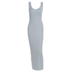 Damen Figurbetontes Maxikleid aus hochwertigem Jerseystoff R&B