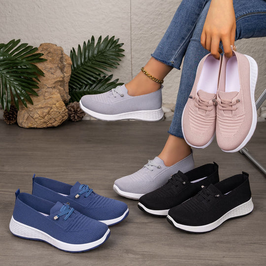 Damen Bequeme und leichte Sneakers mit atmungsaktivem Obermaterial R&B