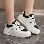 Damen modische Plateausneaker mit atmungsaktivem Obermaterial und rutschfester Sohle R&B