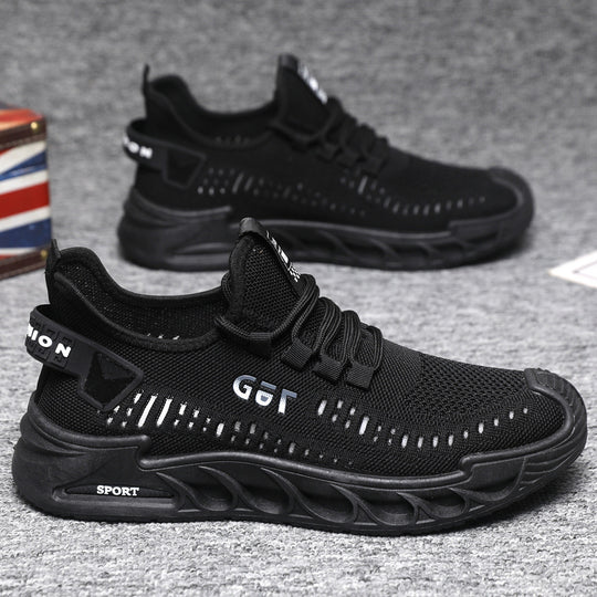 Damen Sportliche Comfort-Sneaker mit atmungsaktiver Mesh-Konstruktion und rutschfester Sohle R&B